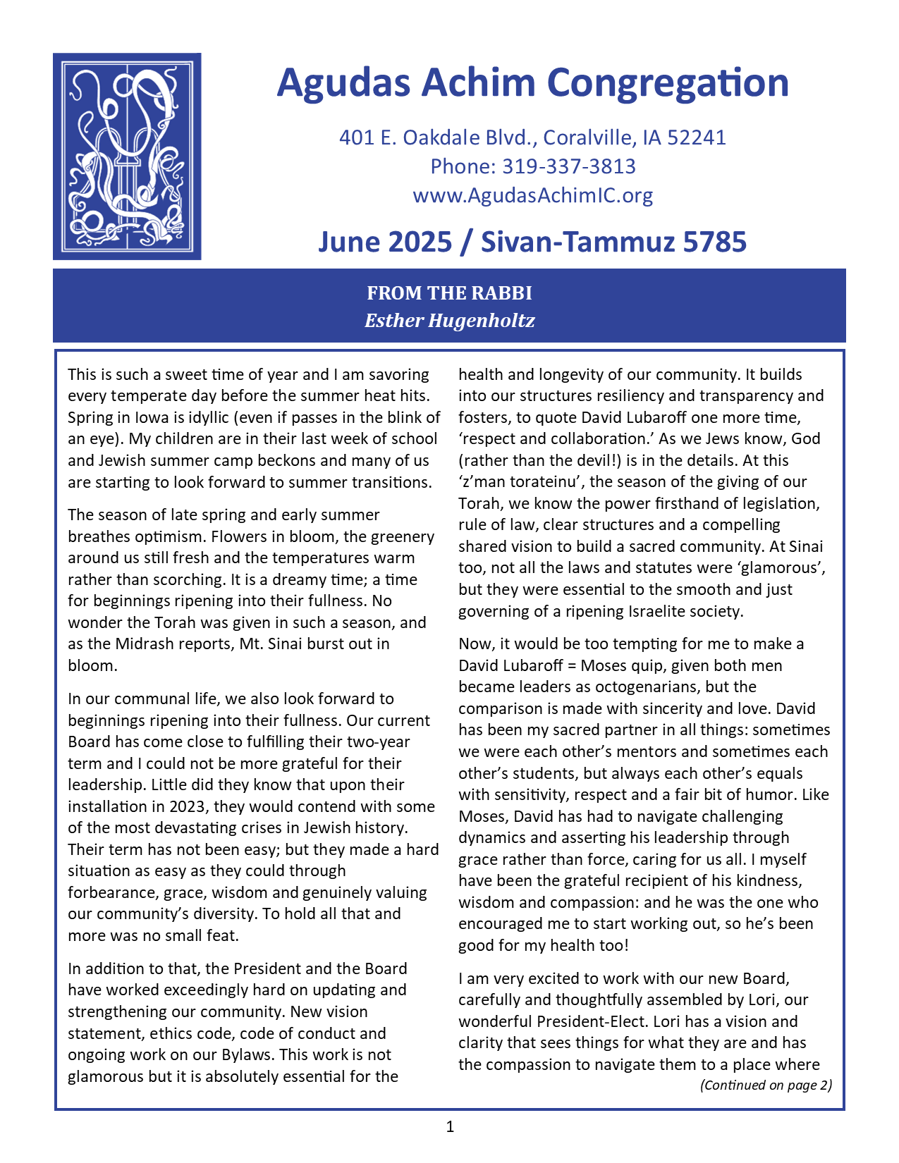 June 2025 Bulletin