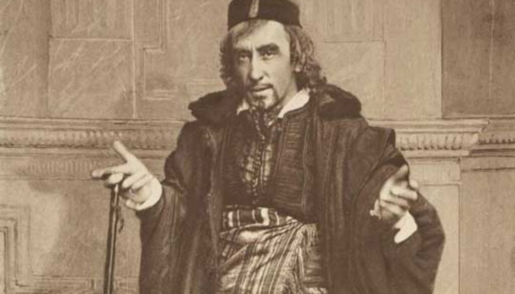 Portrait of Henry Irving as Shylock.