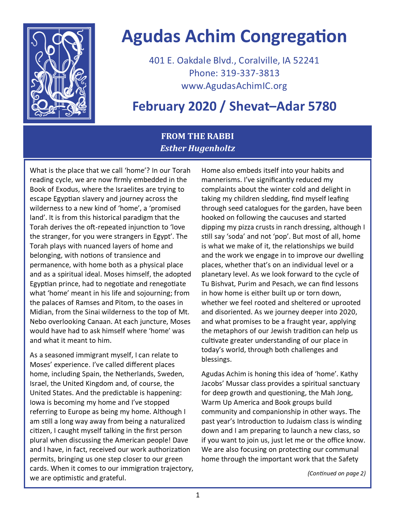 February 2020 Bulletin