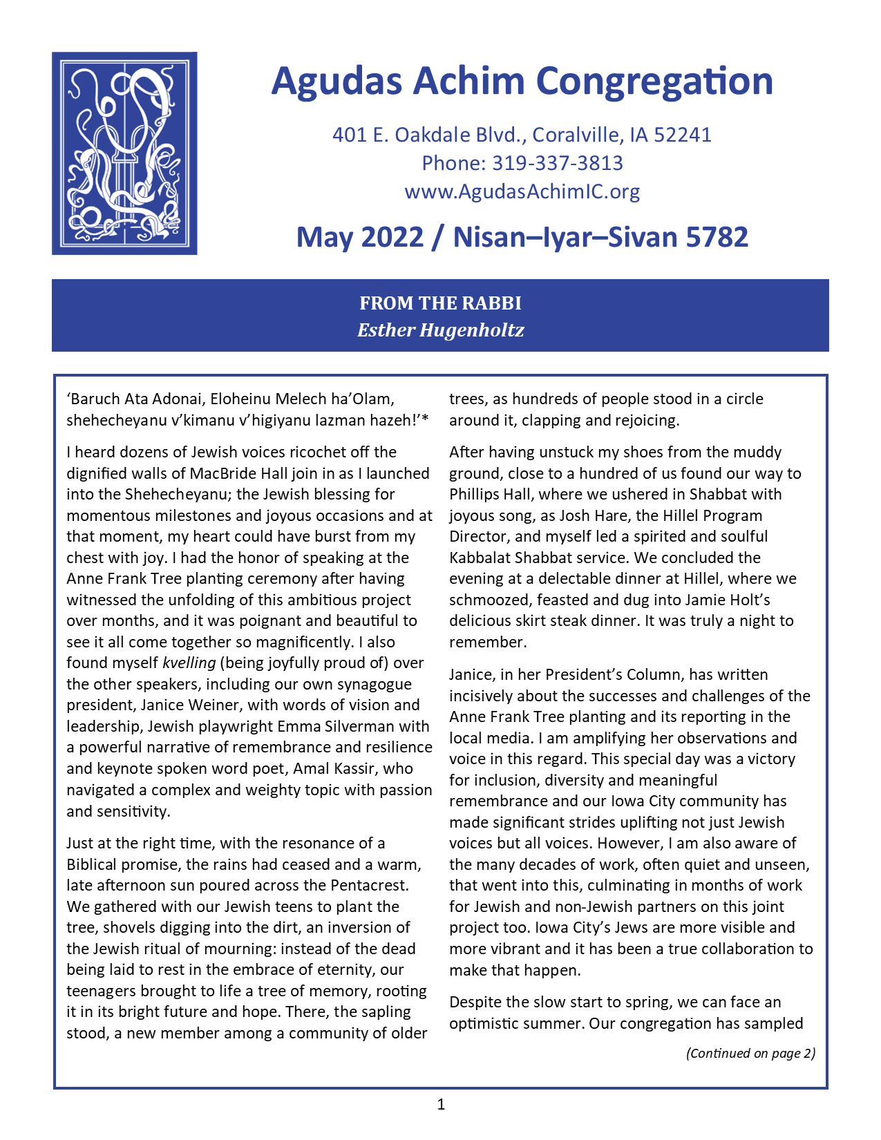 May 2022 Bulletin