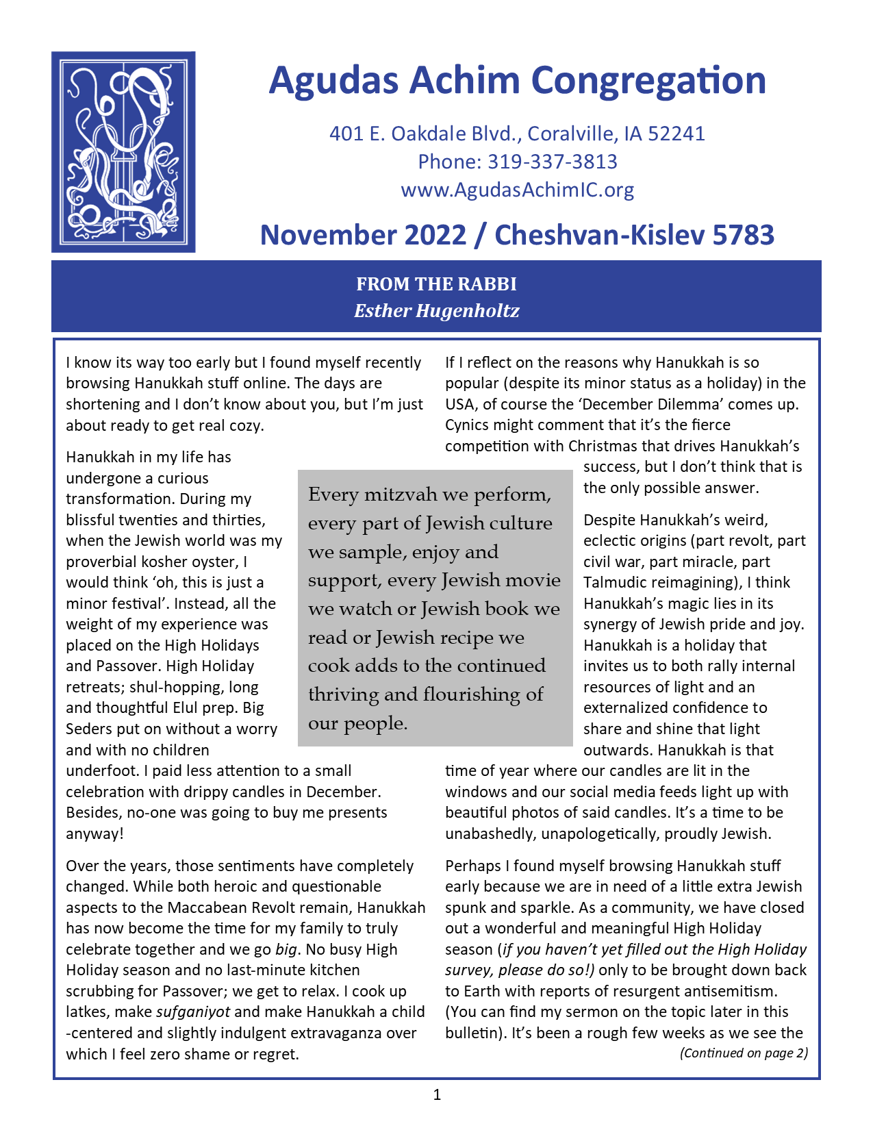 November 2022 Bulletin