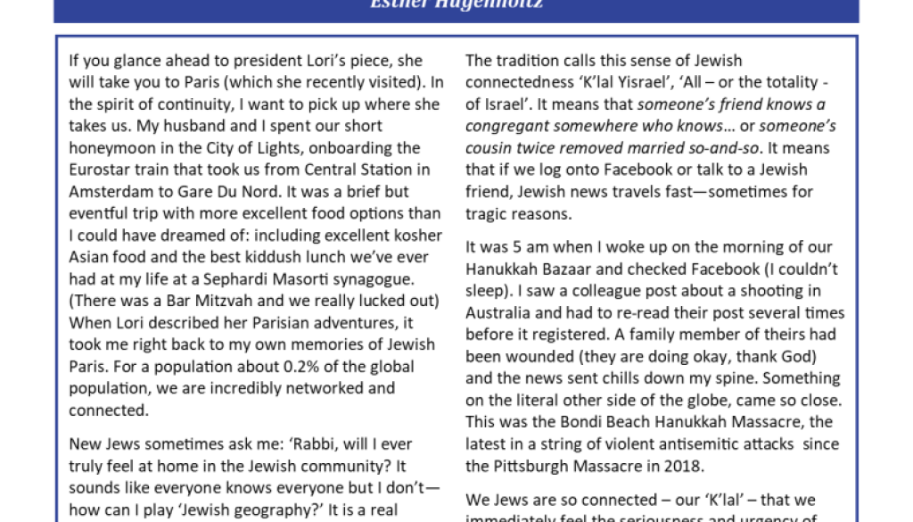 January 2026 Bulletin Cover